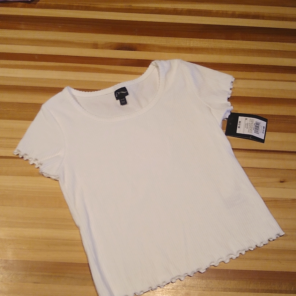 Art Class Youth 7/8 White T-Shirt 90's Babydoll Style